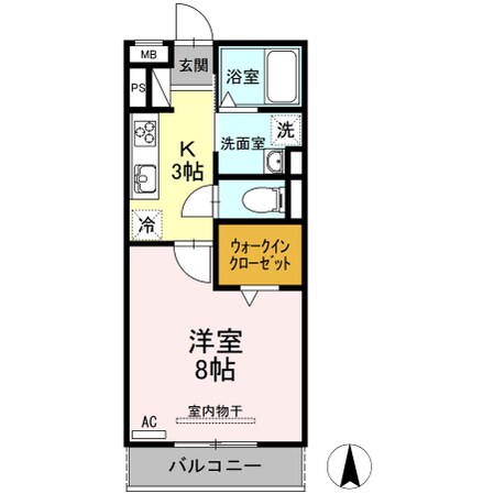 プロスペリテ美園の物件間取画像